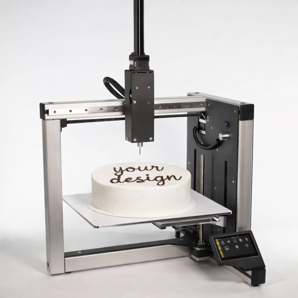 Chocolate 3D printer printing your custom design